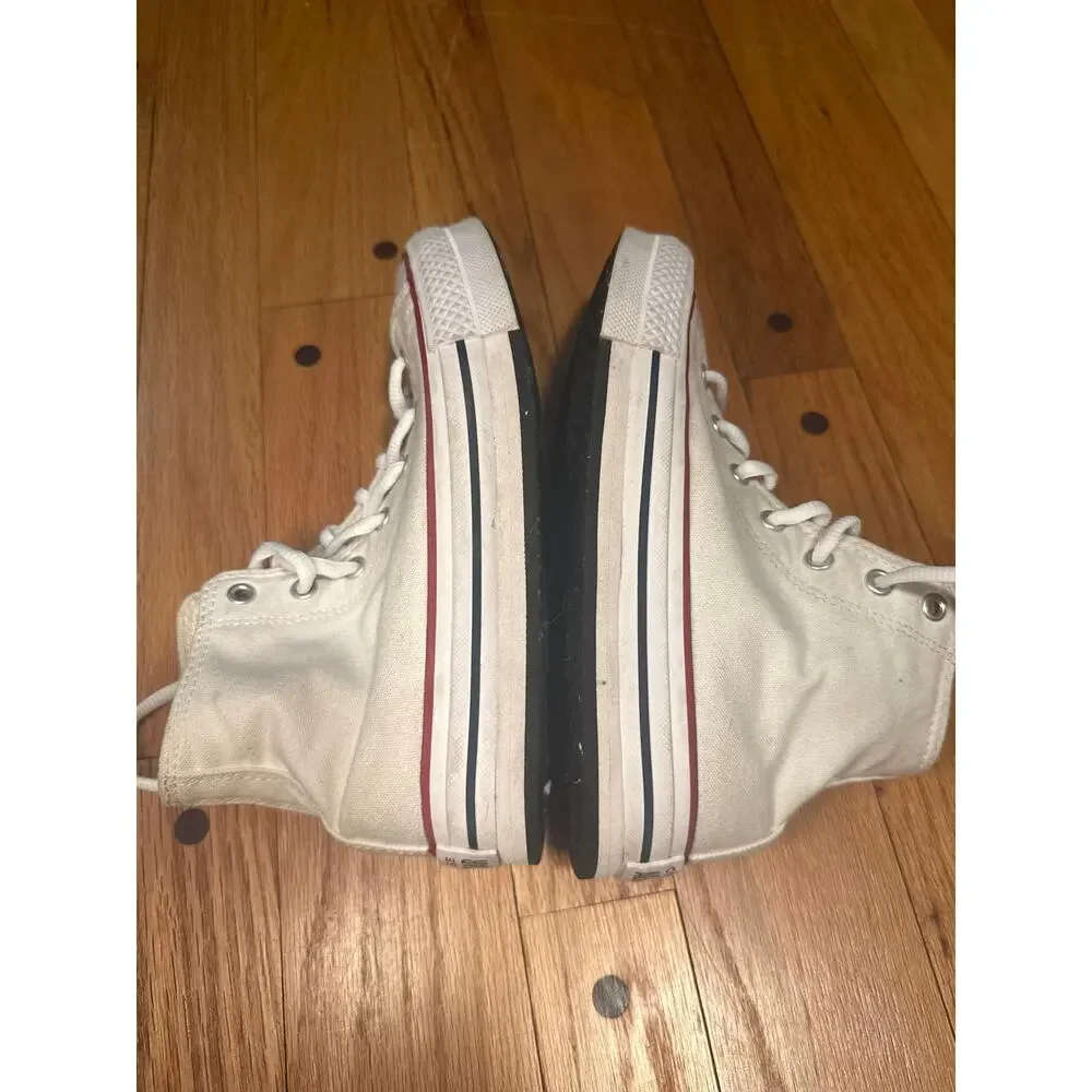 Converse Chuck Taylor All Star Lux Hi High Hidden Heel Wedge Kid Sz 4 Women's 6